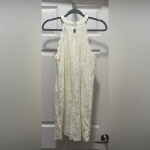 Monteau Ivory Lace Dress